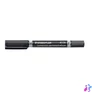 Kép 1/4 - Alkoholos marker, 0,6/1,5 mm, kúpos, kétvégű, STAEDTLER "Lumocolor® duo 348", fekete