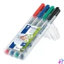 Kép 2/3 - Alkoholmentes marker készlet, OHP, 0,6 mm, STAEDTLER "Lumocolor® 316 F", 4 különböző szín