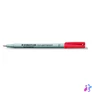 Kép 2/2 - Alkoholmentes marker, OHP, 0,6 mm, STAEDTLER "Lumocolor® 316 F", piros