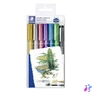 Kép 1/3 - Dekormarker, 1-2 mm, kúpos, STAEDTLER "8323", 6 különböző metál szín, ajándék fekete tusfilccel