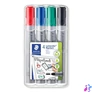 Kép 1/2 - Flipchart marker, 2 mm, kúpos, STAEDTLER "Lumocolor 356", 4 különböző szín