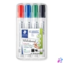 Kép 1/2 - Táblamarker készlet, 2-5 mm, vágott, STAEDTLER "Lumocolor® 351 B", 4 különböző szín