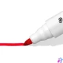 Kép 3/4 - Táblamarker, 2 mm, kúpos, STAEDTLER "Lumocolor® 351", piros