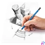 Kép 4/6 - Grafitceruza készlet, fém doboz, hatszögletű, STAEDTLER "Mars Lumograph 100", 12 különböző keménység