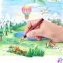 Kép 2/6 - Színes ceruza készlet, hatszögletű, félhosszú, STAEDTLER "Noris Colour 185", 12 különböző szín