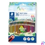 Kép 1/2 - Színes ceruza készlet, hatszögletű, STAEDTLER "Noris Colour 185", 36 különböző szín