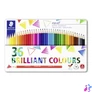 Kép 1/6 - Színes ceruza készlet, háromszögletű, fémdobozos, STAEDTLER "Ergo Soft 157", 36 különböző szín