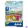 Kép 1/6 - Színes ceruza készlet, háromszögletű, STAEDTLER "Noris Colour 187", 36 különböző szín