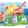 Kép 2/2 - Színes ceruza készlet, háromszögletű, vastag, hegyezővel, STAEDTLER "Noris® Jumbo 128", 10+2 különböző szín