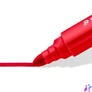 Kép 2/3 - Filctoll készlet, 3 mm, háromszögletű, kimosható, STAEDTLER "Noris® jumbo 328-B", 12 szín