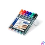 Kép 2/4 - Alkoholos marker készlet, 2 mm, kúpos, STAEDTLER "Lumocolor® 352", 6 különböző szín