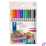 Kép 1/5 - Filctoll készlet, 1-3 mm, kétvégű, kimosható, STAEDTLER "Noris® 320, 12 különböző szín