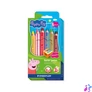 Kép 1/6 - Színes ceruza készlet, hatszögletű, jumbo, STAEDTLER „Noris® junior 140", Peppa malac, 6 szín