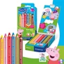Kép 2/6 - Színes ceruza készlet, hatszögletű, jumbo, STAEDTLER „Noris® junior 140", Peppa malac, 6 szín