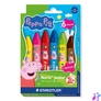 Kép 1/8 - Zsírkréta, hatszögletű, jumbo, STAEDTLER „Noris® junior 224”, Peppa malac, 6 szín