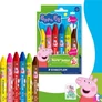 Kép 2/8 - Zsírkréta, hatszögletű, jumbo, STAEDTLER „Noris® junior 224”, Peppa malac, 6 szín