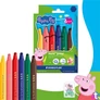 Kép 2/8 - Filctoll készlet, 2,5 mm, kimosható, jumbo, STAEDTLER „Noris® junior 329”, Peppa malac, 6 szín
