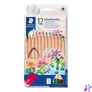 Kép 1/4 - Színes ceruza készlet, háromszögletű, vastag, STAEDTLER "Noris® natural jumbo 1280N", 12 szín