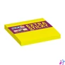 Kép 1/10 - Öntapadó jegyzettömb, 76x76 mm, 90 lap, STICK N "Extra Sticky", neon sárga