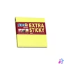 Kép 2/10 - Öntapadó jegyzettömb, 76x76 mm, 90 lap, STICK N "Extra Sticky", neon sárga