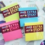 Kép 7/10 - Öntapadó jegyzettömb, 76x76 mm, 90 lap, STICK N "Extra Sticky", neon sárga