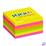 Kép 1/3 - Öntapadó jegyzettömb csomag, "Z", 76x76 mm, 6x100 lap, STICK N, neon színek