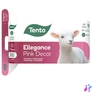 Kép 1/2 - Toalettpapír, 3 rétegű, kistekercses, 16 tekercs, TENTO "Ellegance Pink Decor", fehér