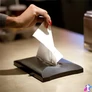 Kép 3/3 - Szalvéta adagoló, 34,3x 25,1x17,8 cm, pultba süllyeszthető tehető, N4 rendszer, TORK " Xpressnap", fekete