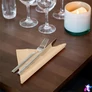 Kép 2/2 - Szalvéta, 1/4 hajtogatott, 2 rétegű, 33x33 cm, Advanced, TORK "Lunch", homokszín