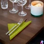Kép 2/2 - Szalvéta, 1/4 hajtogatott, 2 rétegű, 33x33 cm, Advanced, TORK "Lunch", lime