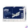 Kép 2/2 - Kéztörlő, tömörített, Interfold, 2 réteg, 200 lap, H2 rendszer, Advanced, TORK "Xpress Soft Multifold", fehér