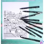 Kép 3/3 - Rajzmarker, 1 mm, UNI PIN, fekete
