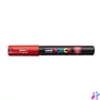 Kép 1/2 - Dekormarker, 0,7-1,0 mm, UNI "Posca PC-1M", piros