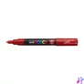 Kép 2/2 - Dekormarker, 0,7-1,0 mm, UNI "Posca PC-1M", piros
