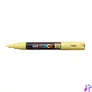 Kép 2/2 - Dekormarker, 0,7-1,0 mm, UNI "Posca PC-1M", sárga