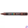 Kép 2/2 - Dekormarker, 1,8-2,5 mm, UNI "Posca PC-5M", kakaó barna