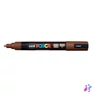Kép 1/2 - Dekormarker, 0,9-1,3 mm, UNI "Posca PC-3M", barna