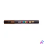 Kép 2/2 - Dekormarker, 0,9-1,3 mm, UNI "Posca PC-3M", barna