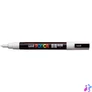 Kép 1/2 - Dekormarker, 0,9-1,3 mm, UNI "Posca PC-3M", fehér