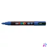 Kép 2/2 - Dekormarker, 0,9-1,3 mm, UNI "Posca PC-3M", kék