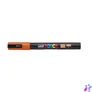 Kép 2/2 - Dekormarker, 0,9-1,3 mm, UNI "Posca PC-3M", narancssárga