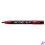 Kép 2/2 - Dekormarker, 0,9-1,3 mm, UNI "Posca PC-3M", piros