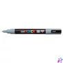Kép 1/2 - Dekormarker, 0,9-1,3 mm, UNI "Posca PC-3M", szürke