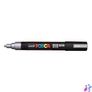 Kép 1/2 - Dekormarker, 1,8-2,5 mm, UNI "Posca PC-5M", ezüst