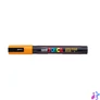 Kép 1/2 - Dekormarker, 0,9-1,3 mm, UNI "Posca PC-3M", ragyogó sárga