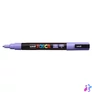 Kép 2/2 - Dekormarker, 0,9-1,3 mm, UNI "Posca PC-3M", halványlila