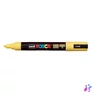 Kép 2/2 - Dekormarker, 1,8-2,5 mm, UNI "Posca PC-5M", szalmasárga