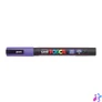 Kép 1/2 - Dekormarker, 0,9-1,3 mm, UNI "Posca PC-3ML", fényes lila