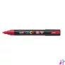 Kép 2/2 - Dekormarker, 1,8-2,5 mm, UNI "Posca PC-5M", fluor piros