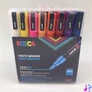 Kép 2/2 - Dekormarker készlet, 0,9-1,3 mm, UNI "Posca PC-3M", 16 különböző szín